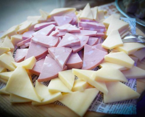 Spicchi Mortadella e Formaggio